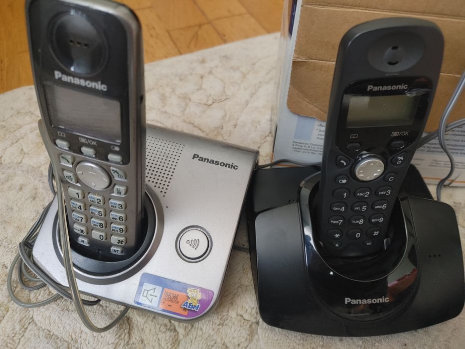 Радіо телефон Panasonic дві трубки