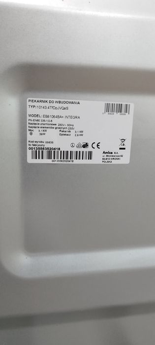 Amica piekarnik ebi 81064