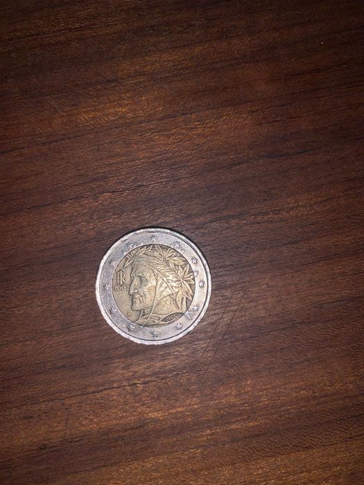 Moneda de 2 euros - Italia Dante Alighieri