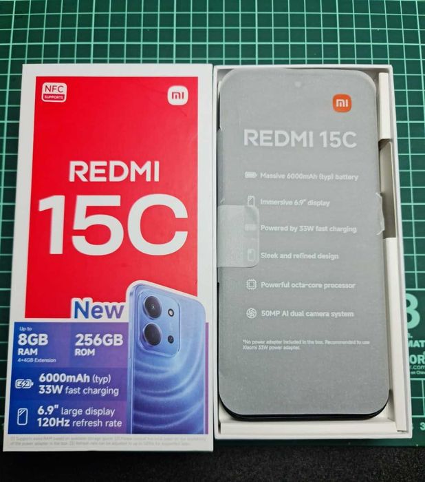 XIAOMI Redmi 15C (6.9'' -84 GB - 256 GB – Preto