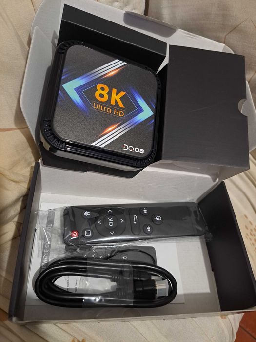 TV BOX DQ08 Android(13) rk3528, 4gb ram, 64gb rom, 2.4G/5G WIFI. NOVO