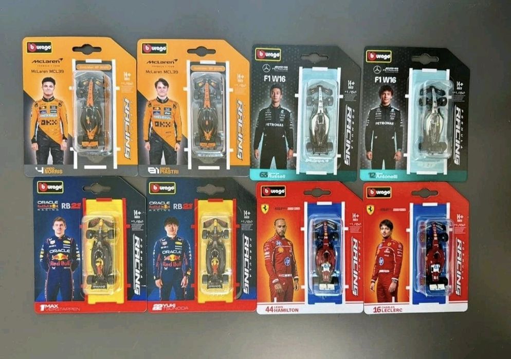 Set Completo Formula 1  Escala 1/64