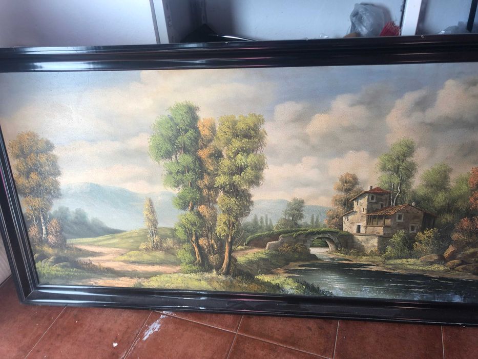 Quadro com paisagem outonal