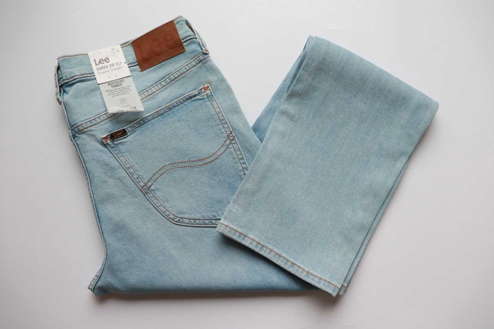 LEE DAREN ZIP FLY W33 L32 męskie spodnie jeansy regular nowe okazja