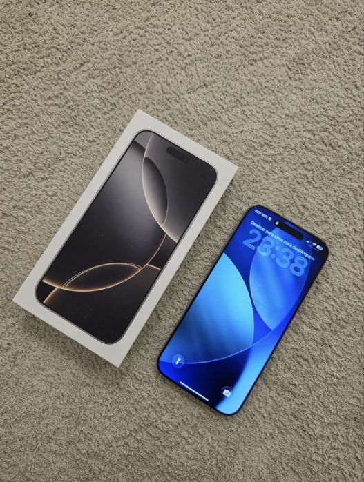 iPhone 16 Pro Max 256GB Natural Titanium (fatura/garantia2028)