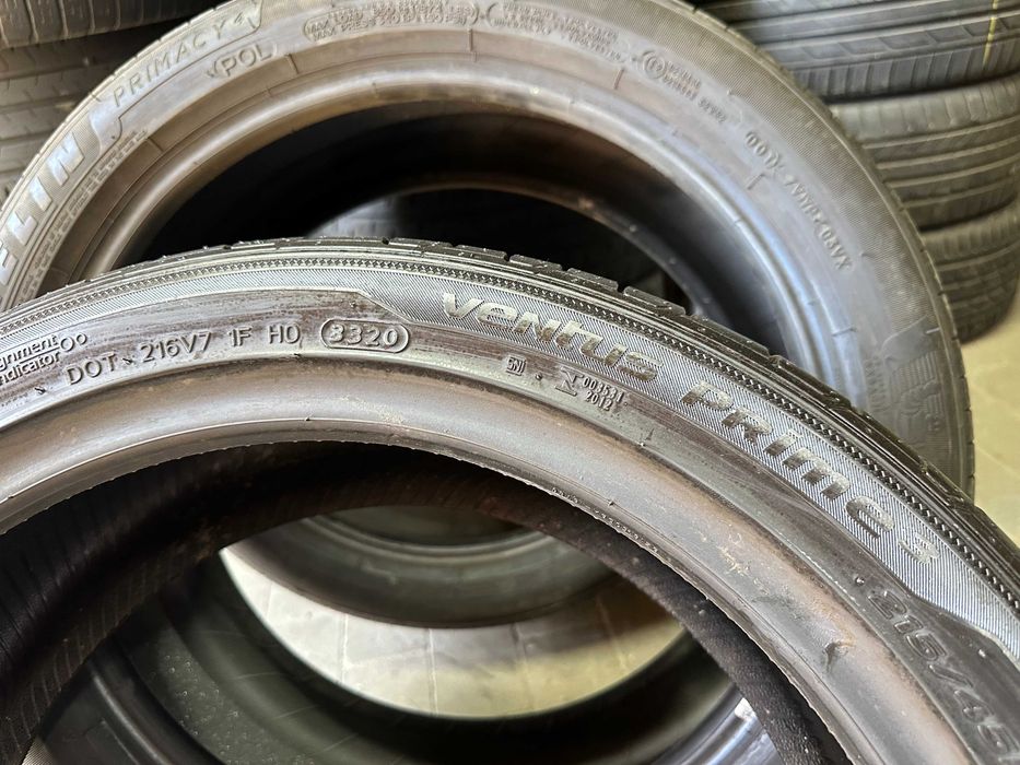 літні шини 215/45R18 Hankook Prime3 7-7.5mm 4шт 2шт
