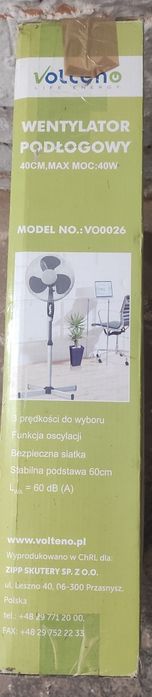 Wentylator podłogowy