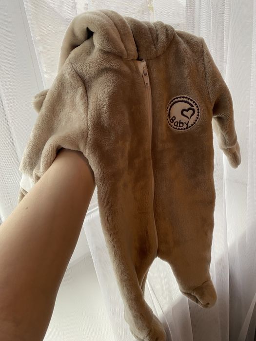 Теплий комбінізон 0-1 місяць