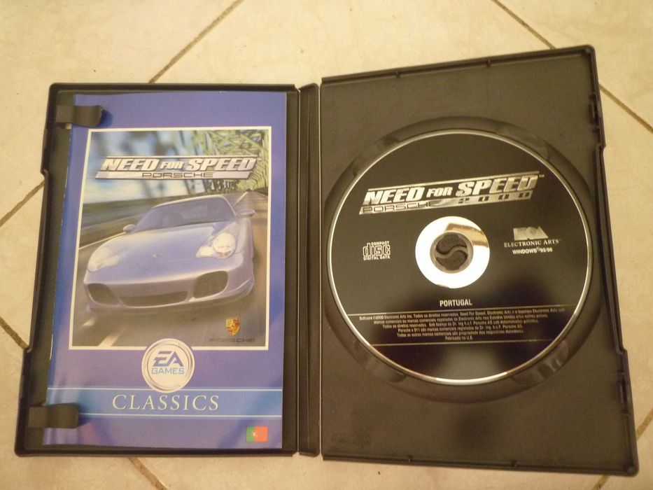 Need for Speed Porsche PC CD-Rom Classics jogo Raro com manual