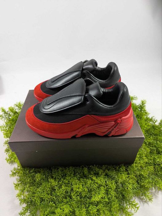 Кросівки Adidas x Raf Simons Antei Black/Red раф сімонc антеі блек/ред