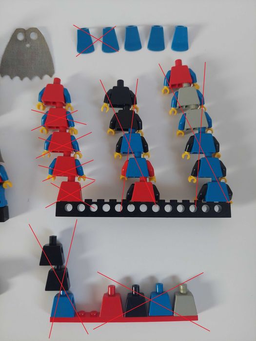 Lego Figurki i elementy Castle całość