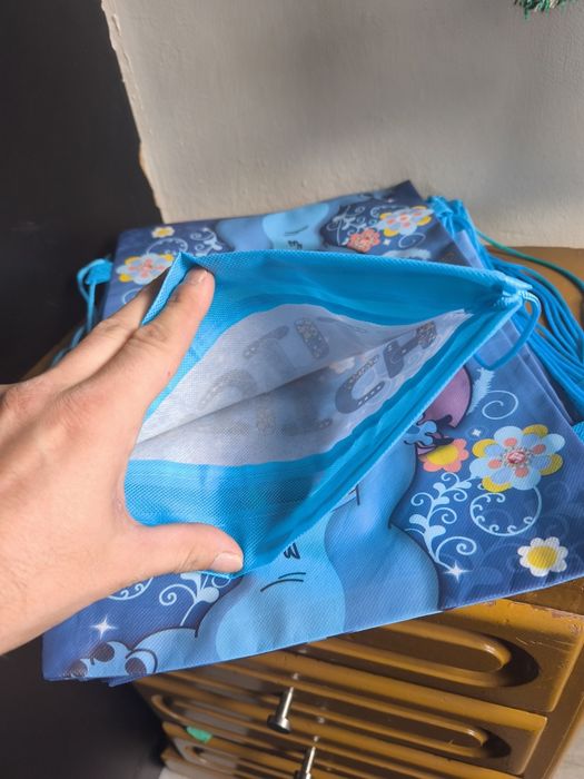Mochilas saco do Stitch