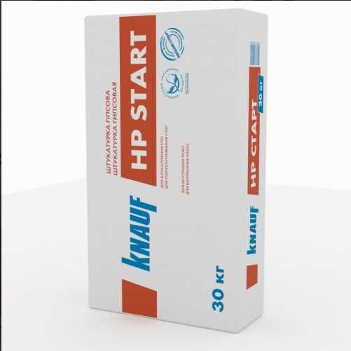 Штукатурка гіпсова Кнауф Старт (30 кг), Кнауф Фініш (25кг)