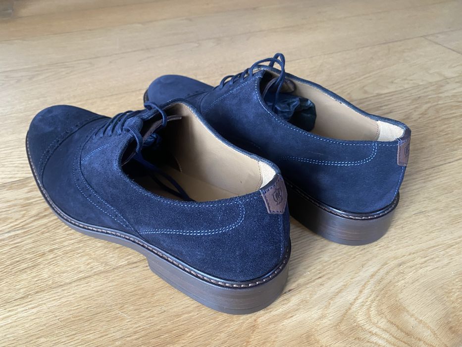 Sapatos Massimo Dutti - “Inglês Serraje Azul”