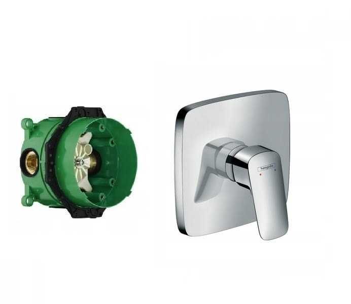 Смеситель Для Душа Hansgrohe Logis 71605000 + iBox встроенный монтаж