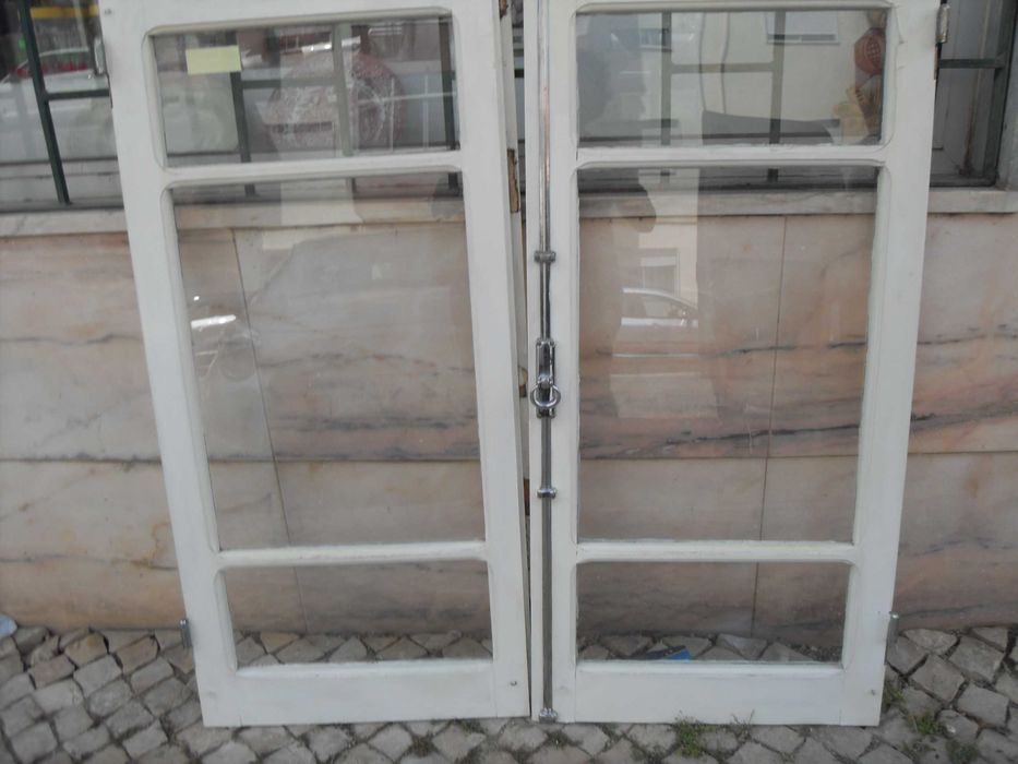 Porta/Janela de madeira antigas vintage