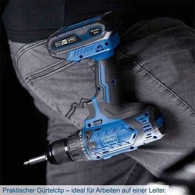 Електричний шуруповерт з кейсом та інструментами Scheppach C-DTB74/1-X