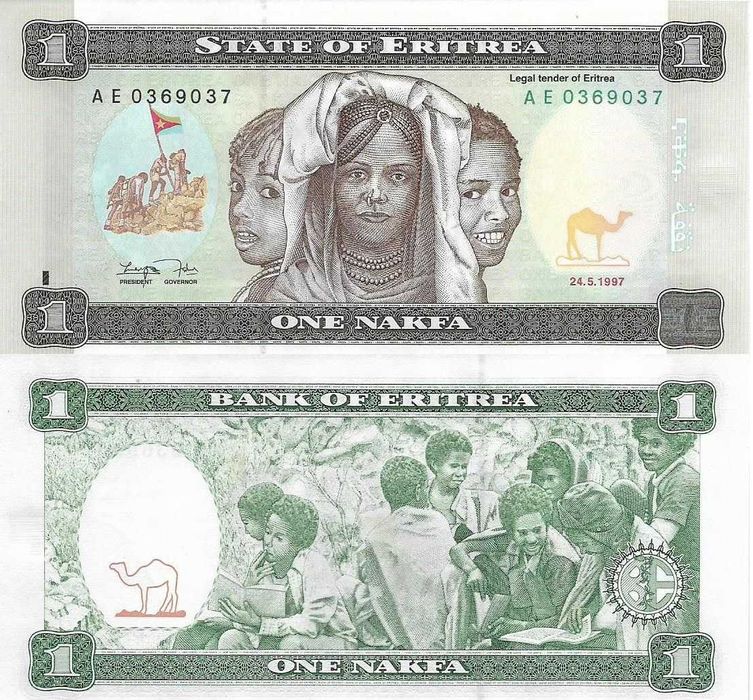 Eritreia - - - - - Notas