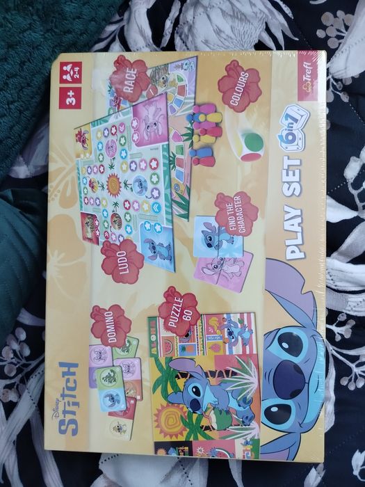 Stitch play set 6w1 gry planszowe i nie tylko