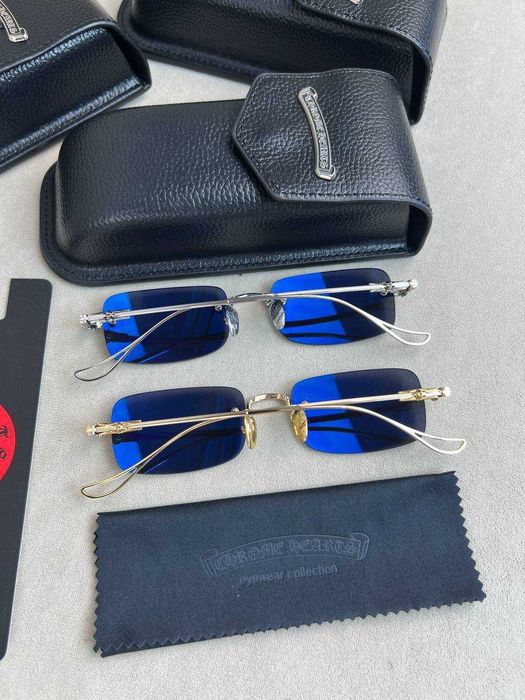 Мужские очки Chrome Hearts темные очки Хром Хартс солнцезащитные g201