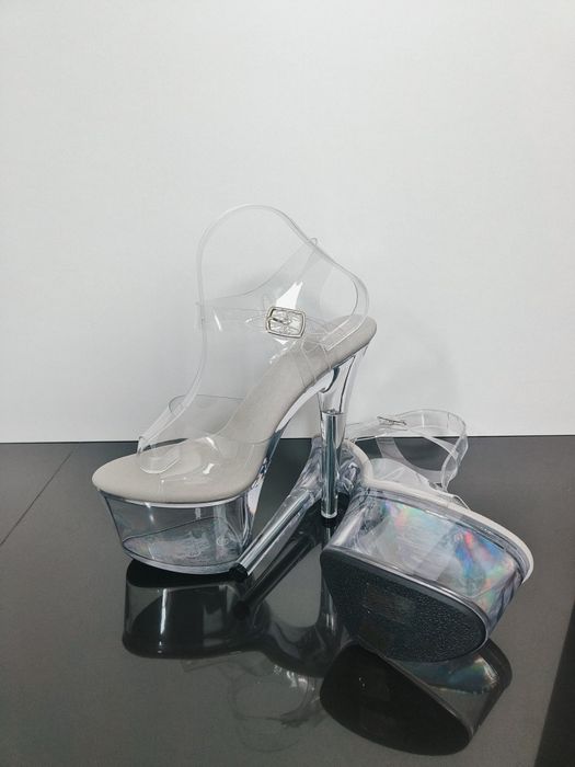 17cm szpilki sandały high heels pole dance exotic sexy
