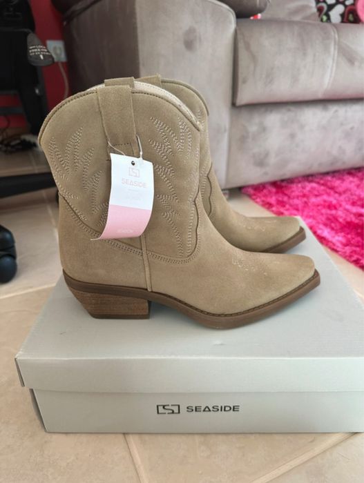 Botins bejes camurça Seaside 37