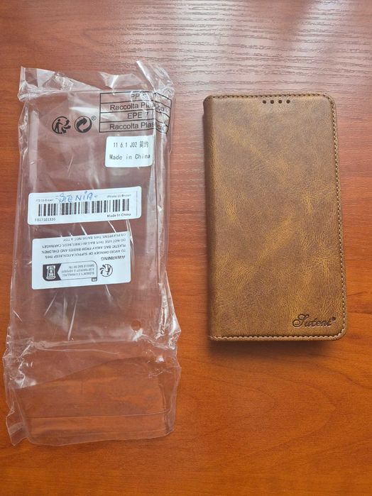 Brązowe etui na iPhone P6, nowe