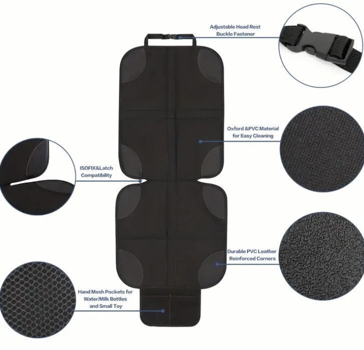 Килимок під автокрісло Підкладка для автокрісла Коврик под автокресло