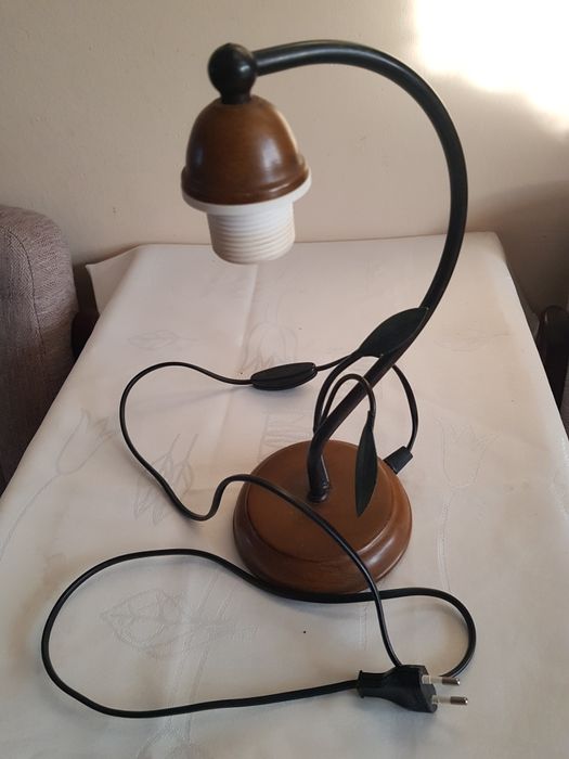 Lampka nocna bez klosza PRL