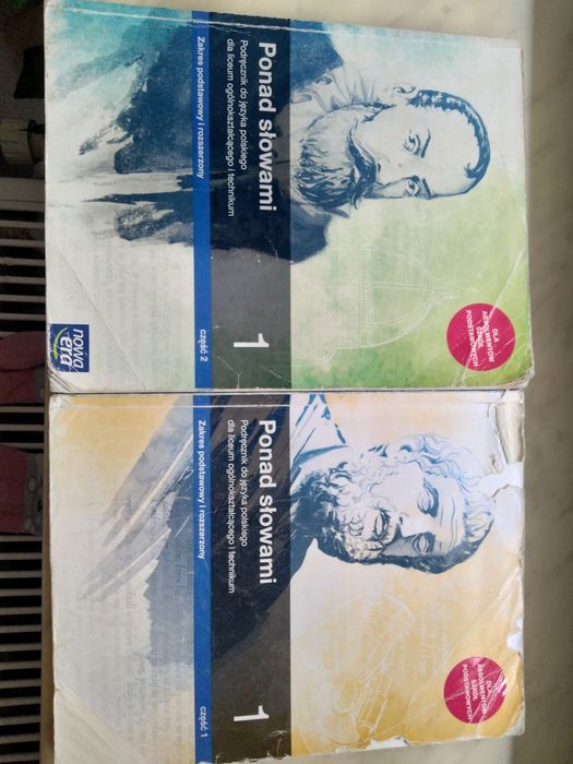 Ponad słowami cz. 1 i 2 podręczniki do liceum, technikum, klasa 1