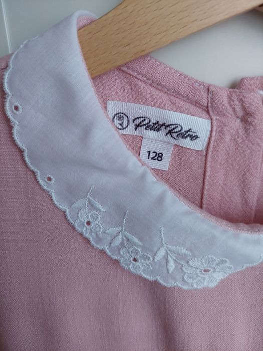 Sukienka r.128  Petit Retro 100% bawełna
