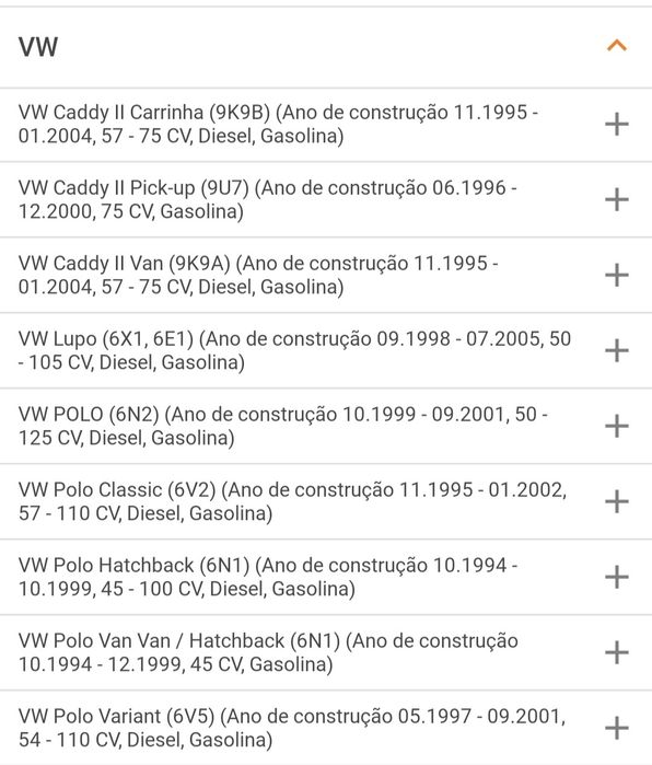 Radiador para Seat arosa e Volkswagen