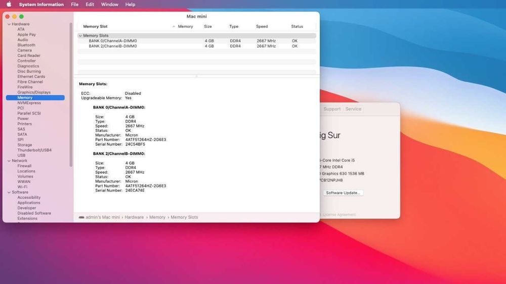 Mac mini 2018 года