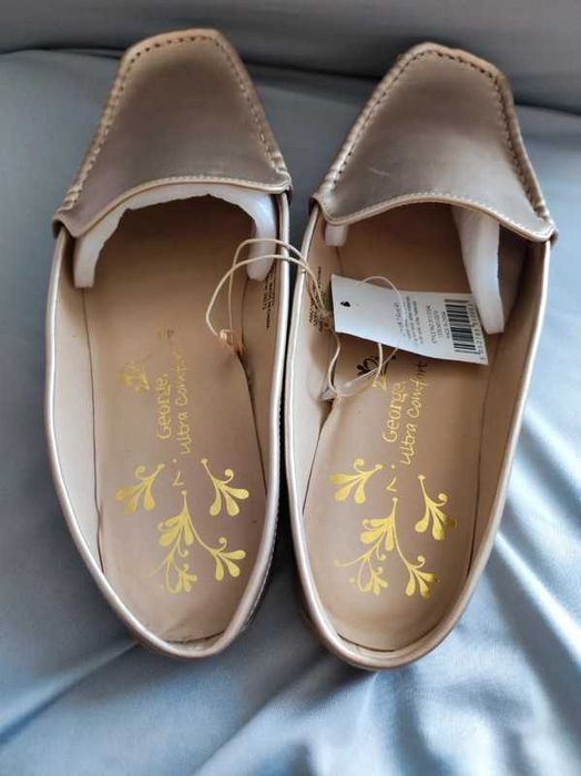 George r41 złote klapki Nowe