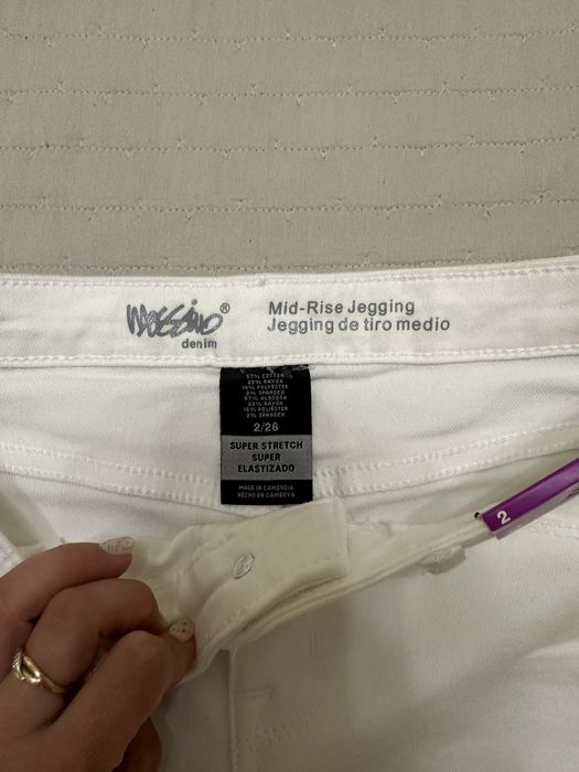 Джинсові штани білі