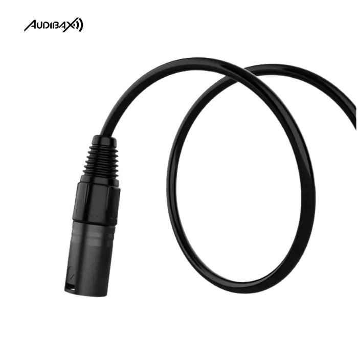 Audibax Silver XLR Macho - XLR Fêmea 10 Metros Preto