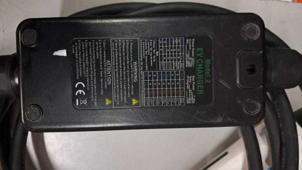 Carregador EV portátil CA monofásico EKEC2 Modo 2