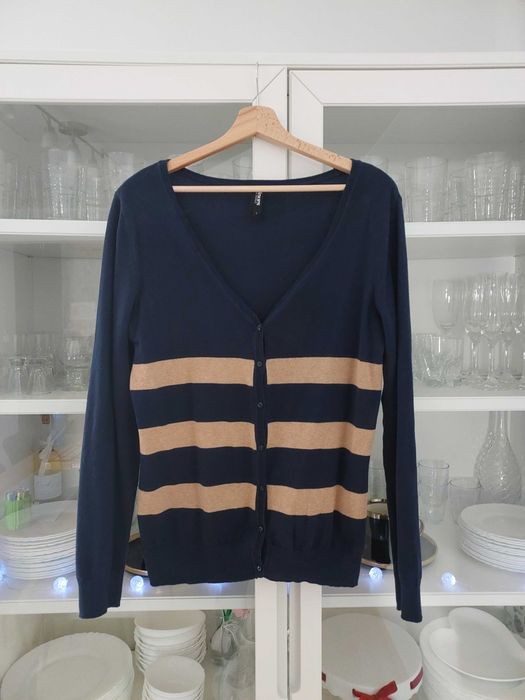 Kardigan sweter Takko L Scandi chic