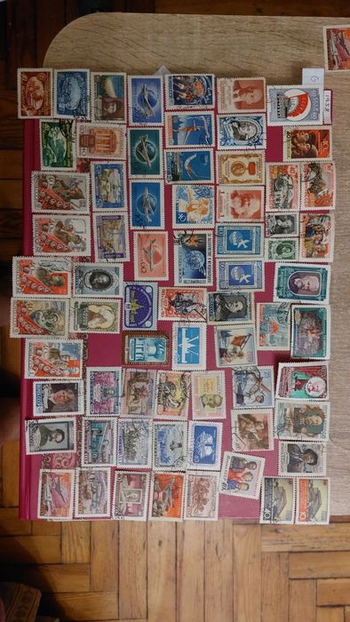 Марки 40е, 50е годы