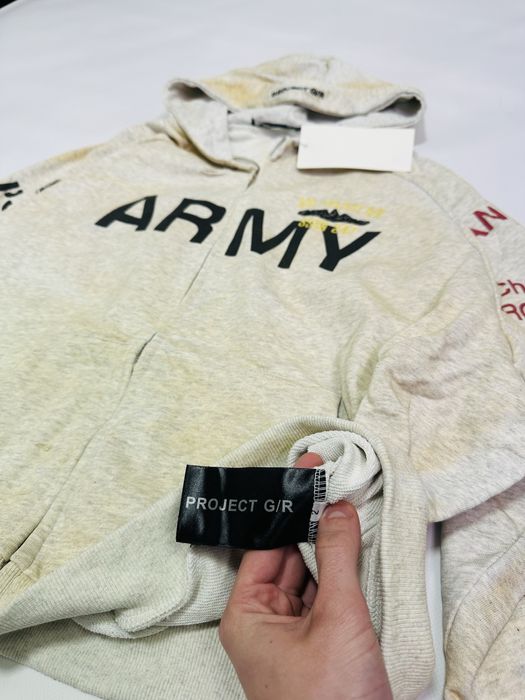 Худі кофта Project G/R ARMY hoodie dirty fit худи archive M-L