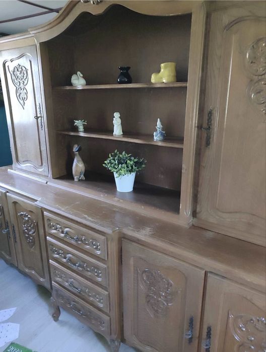 Meble dębowe/kredens salonowy, komoda dębowa