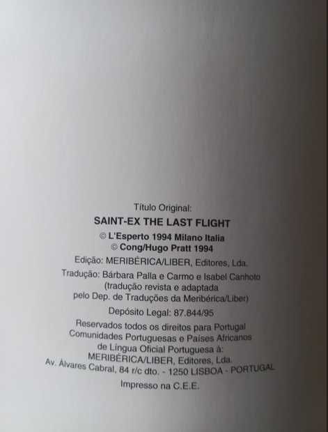 Saint-Exupéry: O Último Voo - Hugo Pratt