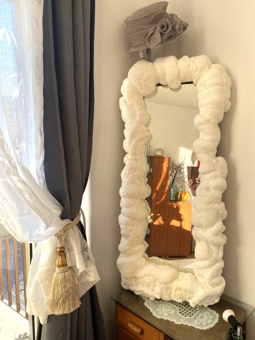 Duże customowe lustro hand made 110x55 cm