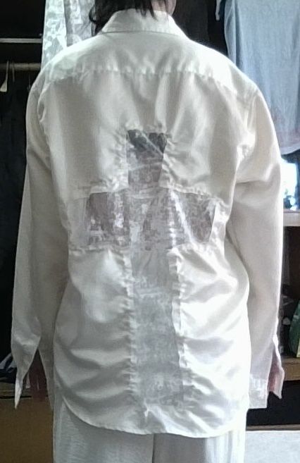 bloody custom shirt ручная работа