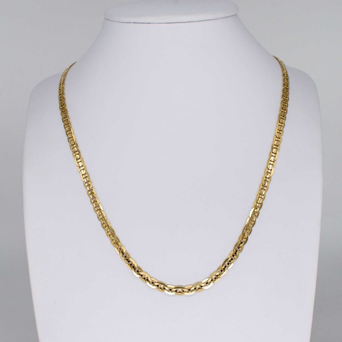 Złoty łańcuszek 585 19,68gram 60cm Gucci PEŁNY 5mm WYSYŁKA GRATIS