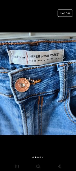 Calças de ganga stradivarius 36 de mulher