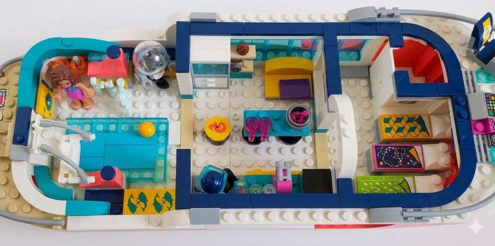 LEGO Friends 41381 Łódź ratunkowa – 100% KOMPLETNY + 2 Instrukcje