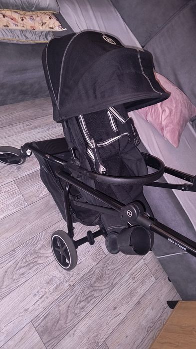 Wózek spacerówka Cybex Eezy S Twist+ 2 BLK Magic Black