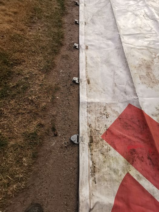Plandeka z rolkami