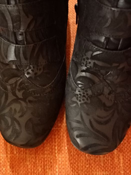 Botki damskie ze skóry niemiecka firma Waldlaufer